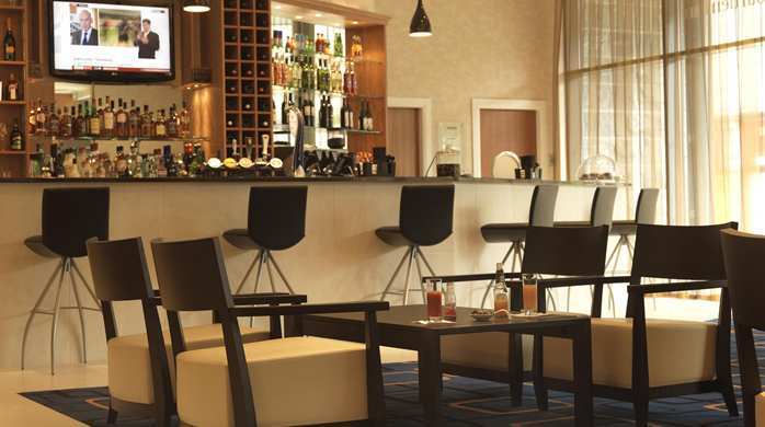 Hilton Garden Inn Aberdeen City Centre Restoran fotoğraf