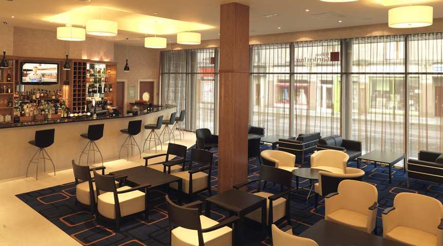 Hilton Garden Inn Aberdeen City Centre Restoran fotoğraf